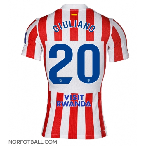 Billige Fotballdrakt Atletico Madrid Giuliano Simeone #20 Replika Hjemmedrakt 2025-26 Kortermet Billige Fotballdrakt Atletico Madrid Giuliano Simeone #20 Replika Hjemmedrakt 2025-26 Kortermet